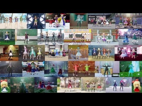 【MMD】全77人でblessing