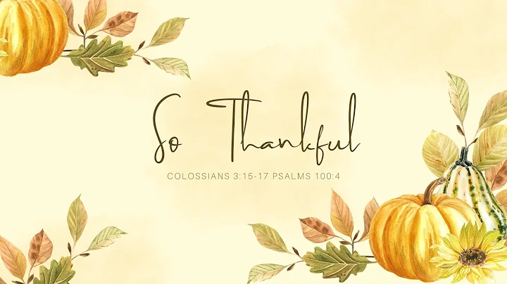 "So Thankful" 11-20-2022 AM Pastor Randy Snow Fait...