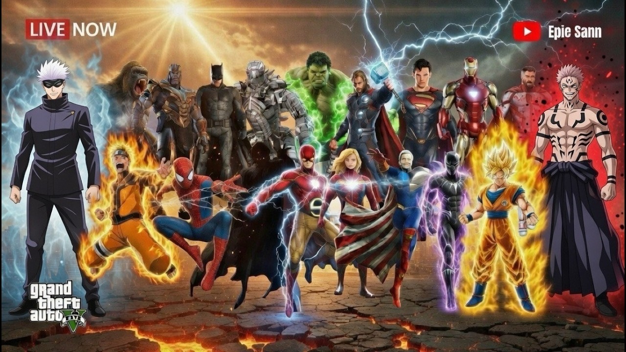 GTA 5 - SUPERHERO MODS - HULK VS KONG AND MORE - PART 15