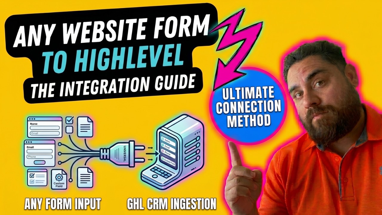 Connecting ANY Website Form to Highlevel 2026 | No Zapier, Make or Webhooks!