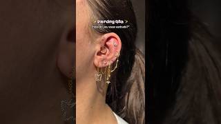 Trendy Ear Piercings for Girls ✨ | Aesthetic Piercing Inspiration #jewelry #gold #jewellery #fashion