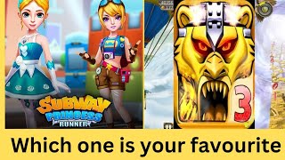 Subway Princess Runner VS Temple Run 3/Best Android Gameplay 2024/Inspired from APKNO1-GamingChannel screenshot 5