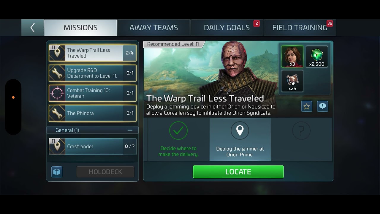 Star Trek: Fleet  Command: OPS Level 11: “The Warp Trail Less Traveled” pt. 1