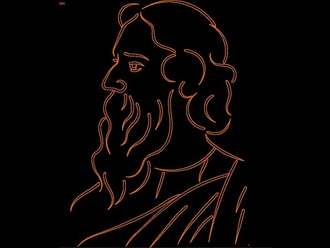 Tagore in Fourier Series (Slow motion)