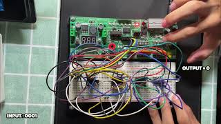 4-Bits Palindrome Check Using 74LS04, 74LS08 and 74LS32