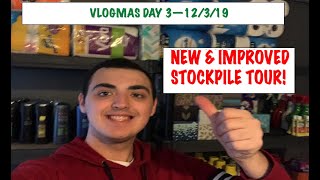 NEW and IMPROVED Couponing Stockpile Tour!-12/3/19--Vlogmas Day 3