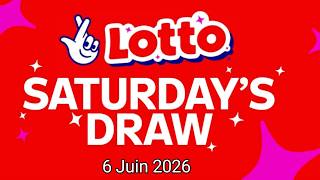 The National Lottery Lotto draw results from Saturday 06 June 2026