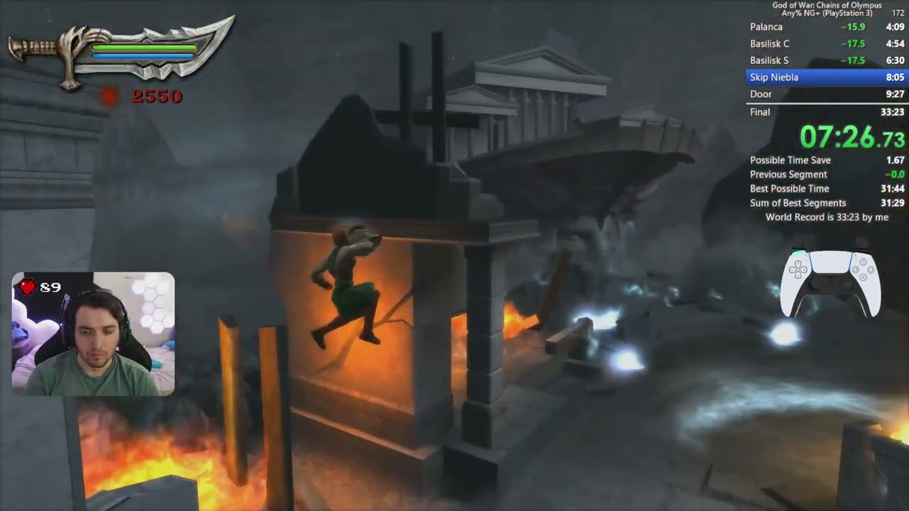 GOD OF WAR CHAINS OF OLYMPUS ANY%NG+ (