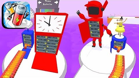 Satisfying Mobile Games Battery Run - All Levels Gameplay Android,ios (Levels 10-12)