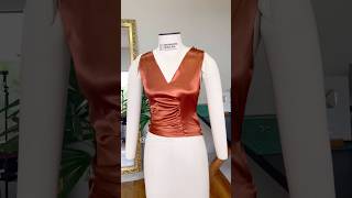 Blusa drapeada #sewing #diy #costura #dicas