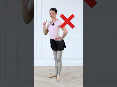 ❌Most Common Mistake!! (Learn the right way) 🤩#kidsballet #balletforkids #kidsdanceworkout