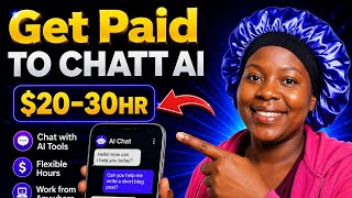 Get Paid to Chat with AI Earn Up to $20–30/Hour (Beginner Friendly)