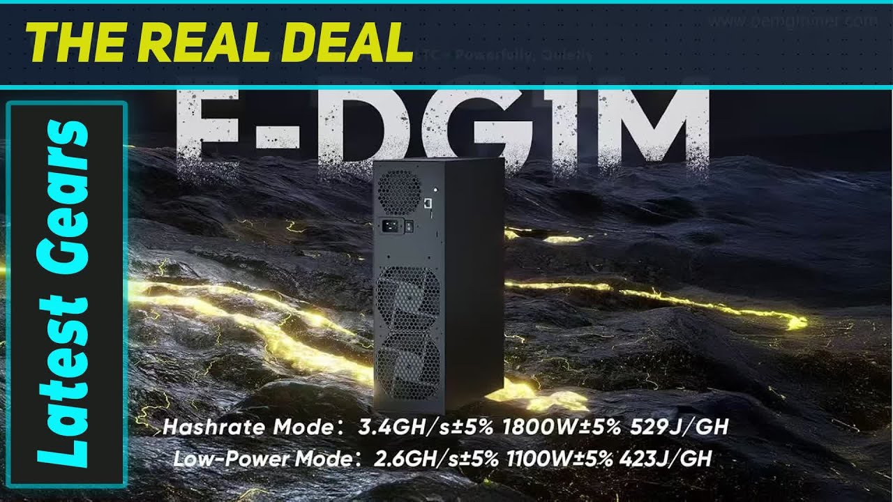 Goldshell E-DG1M: потрясающий домашний криптомайнер, который вам нужен?