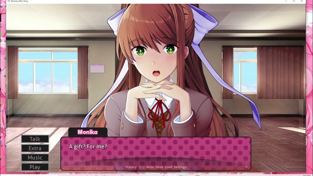 How To Gift Monika Hairclips & Some New Ribbons- Monika After Story DDLC  Mod 