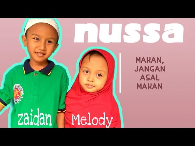 Parody lipsync. Nussa: makan jangan asal makan. class=