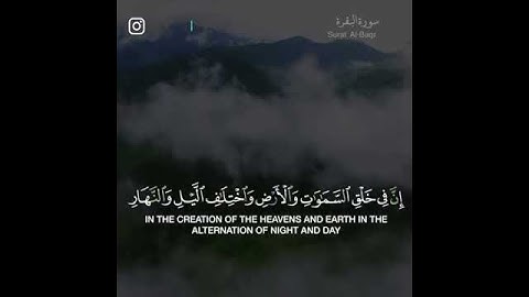 حالات واتس اب القران / صلاح بو خاطر/ سورة البقرة {إِنَّ فِي خَلْقِ السَّمَاوَاتِ وَالْأَرْضِ }