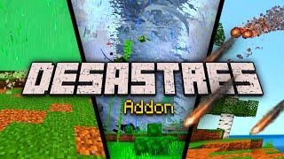 The best Natural Disaster Addon for Minecraft Bedrock 1.21.X || and everything went boom ☄️ screenshot 2