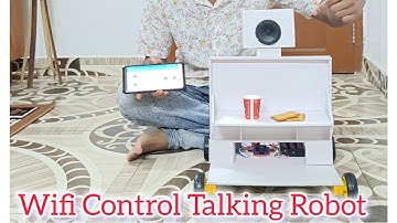 Wifi Control Talking Robot #WifiControlTalkingRobot #TalkingRobot #wificontrolrobot #esp32project