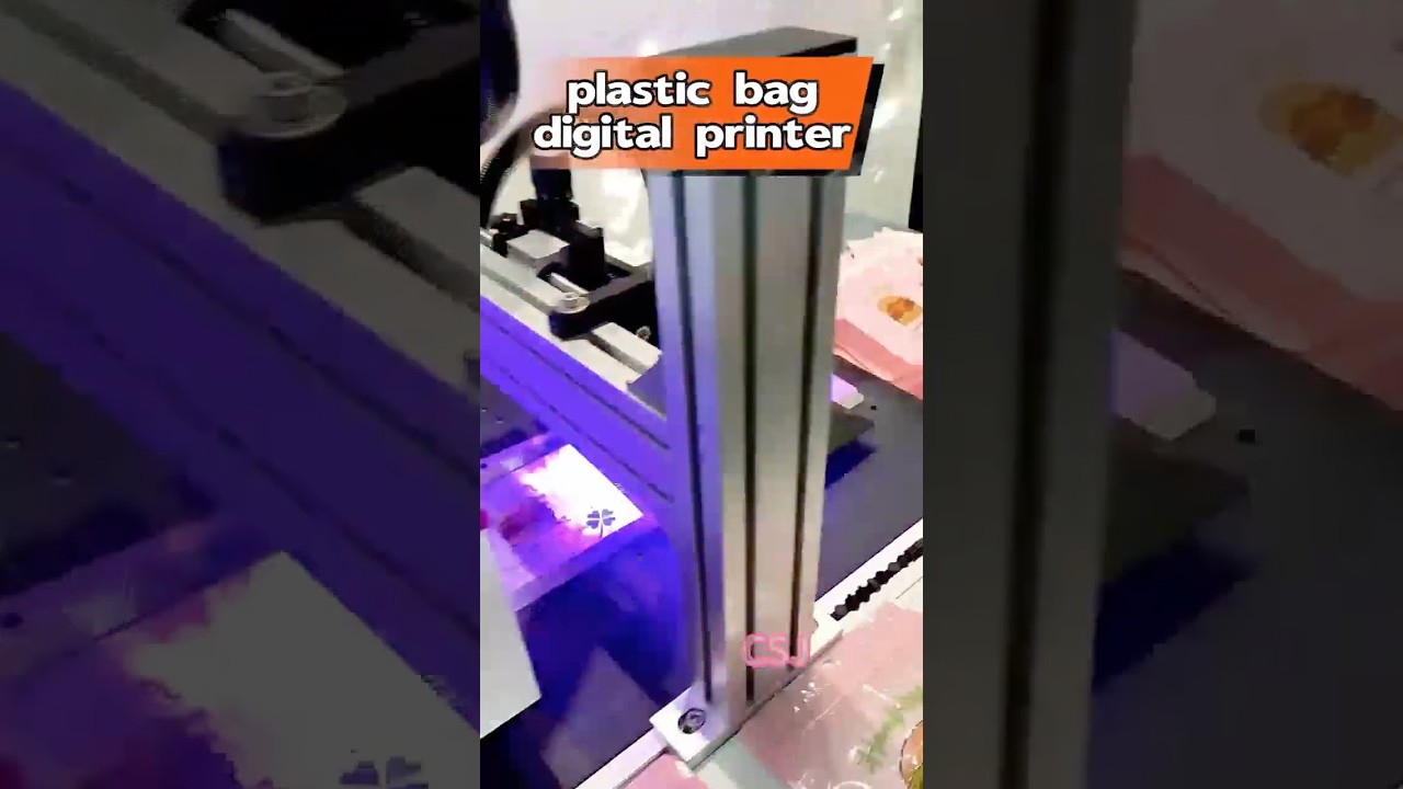 Beautiful! Digital printer for plastic bags!