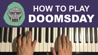 Video thumbnail of "MF DOOM - Doomsday (Piano Tutorial Lesson)"