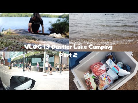 VLOG 13 | 露营Part 2 🏊游泳、🏖沙滩、食物消耗进展报告🍢