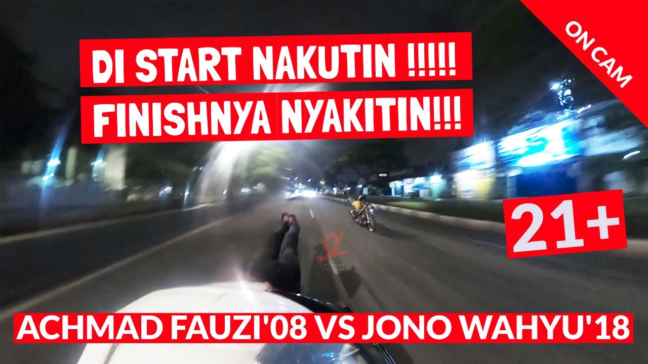 [ ON CAM ] - BALAP MALEM PAKAI HELM 💯