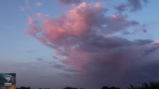 Passing Stratocumulus clouds Gives Way to Beautiful Backlit Formation; 8/4/26 Holden, Missouri