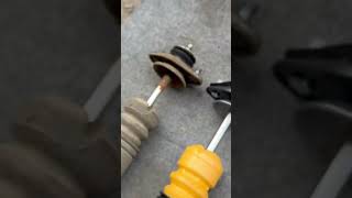 E46 E36 rear shock absorber assembly replacement guide.