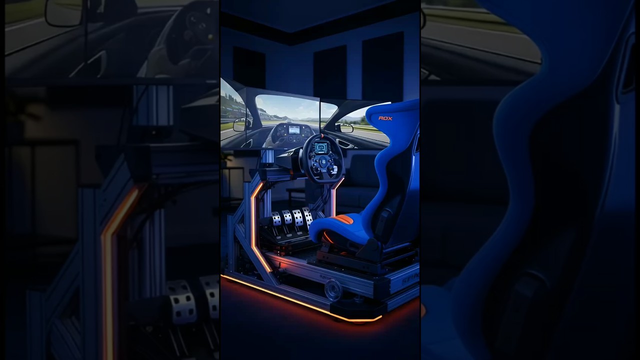 How Professional Racing Simulator Works 🏎️🔥 | Real Racing Tech Explained 