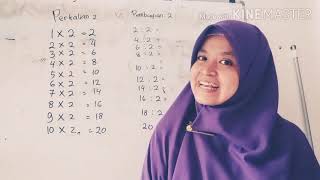 Pembagian 2 dengan jarimatika untuk kelas 2SD