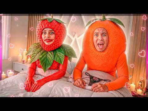 I FOUND MRS. STRAWBERRY AND MR. ORANGE IN BED!