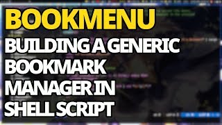 Shell Scripting: Planning A Generic Bookmark Manager