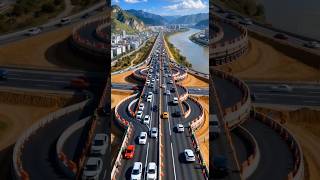 Massive Road Construction Project in Progress 🚧😱#flyover #roadconstruction #bridgeconstruction