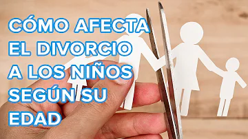 ¿Cómo puede afectar el divorcio a un niño?