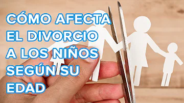 ¿A qué edad se ve más afectado un niño por el divorcio?