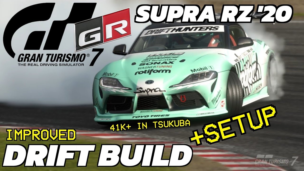 GR Supra RZ '20 Drift Build GRAN TURISMO 7 Setup + Tsukuba Lap
