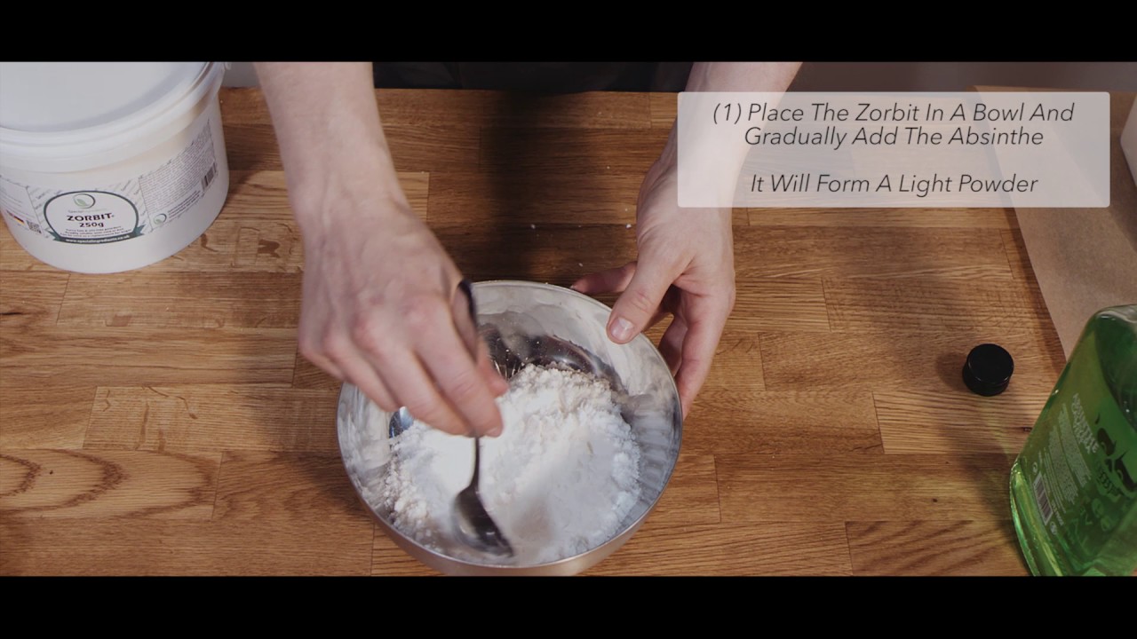 Absinthe Candyfloss Using Zorbit®