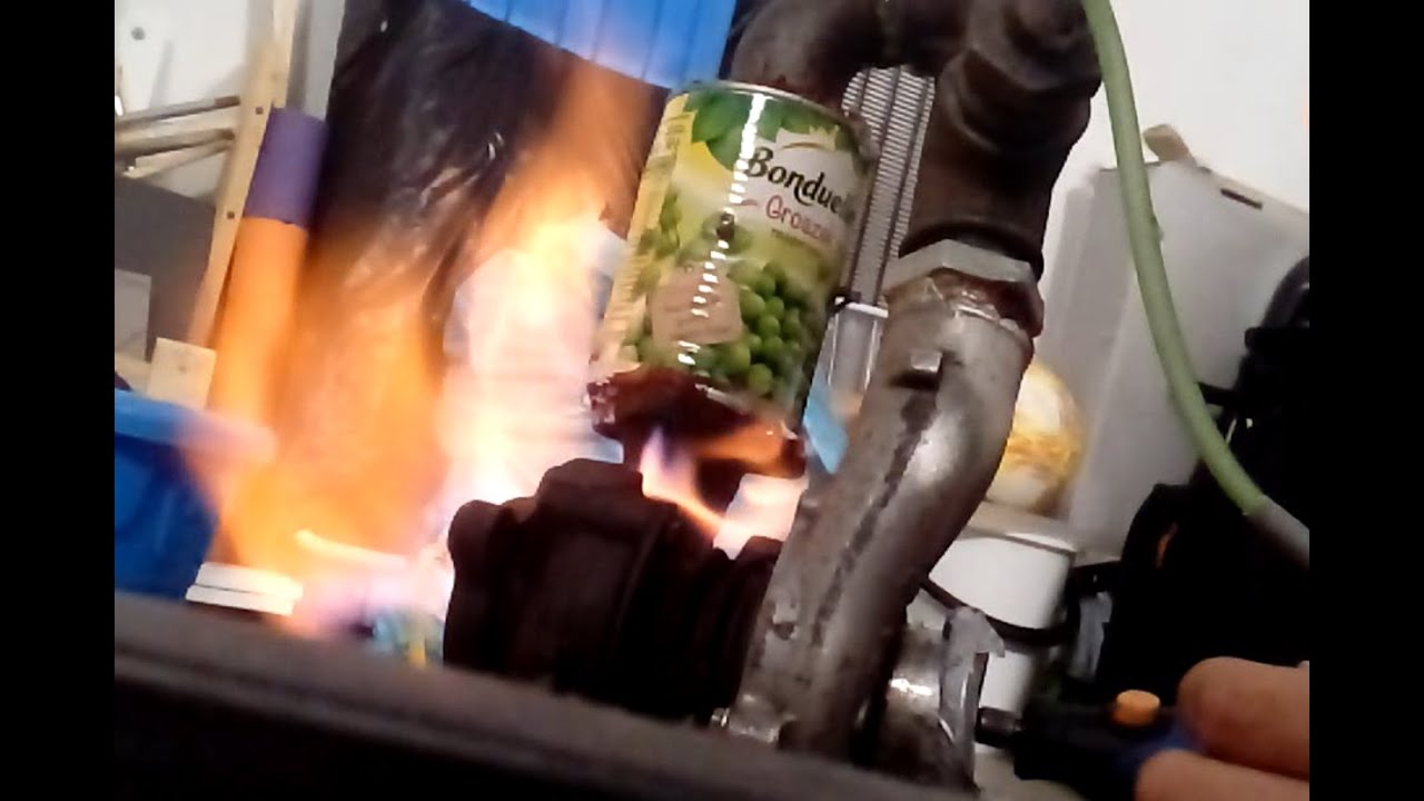 Silnik odrzutowy / turbina gazowa z turbosprężarki - test#2