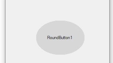 How to Make a RoundButton or Circle Button - Custom Control -VB.net
