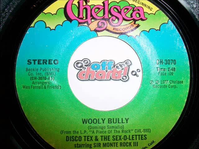 Disco Tex Sex-O-Lettes feat. Sir Monte Rock III - Wooly Bully ■ 45 RPM 1977 ■ OffTheCharts365 Disco Tex Sex-O-Lettes feat. Sir Monte Rock III - Wooly Bully ■ 45 RPM 1977 ■ OffTheCharts365