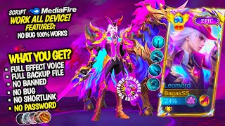New Script Skin Leomord Epic Nightmares No Pword - Full Effect & Sound With Logo - Latest Patch