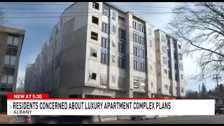 Stalled Luxury Apartment Project in Albany raises concerns