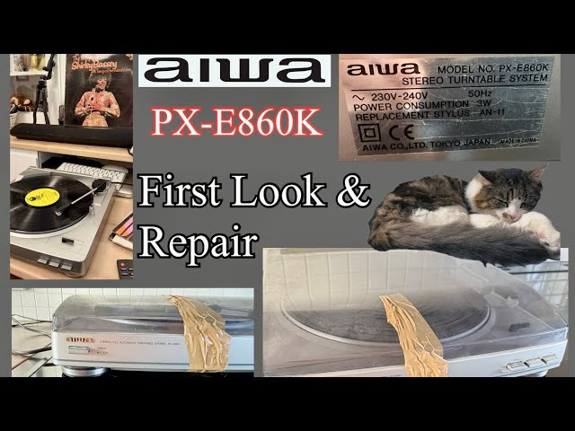 1990 AIWA PX-E860K First Look & Repair ‪@servisslimline