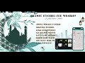 Islamic Stickers For WhatsApp Arabic Stickers For WhatsApp Hijab Jumma Mubarak Stickers 