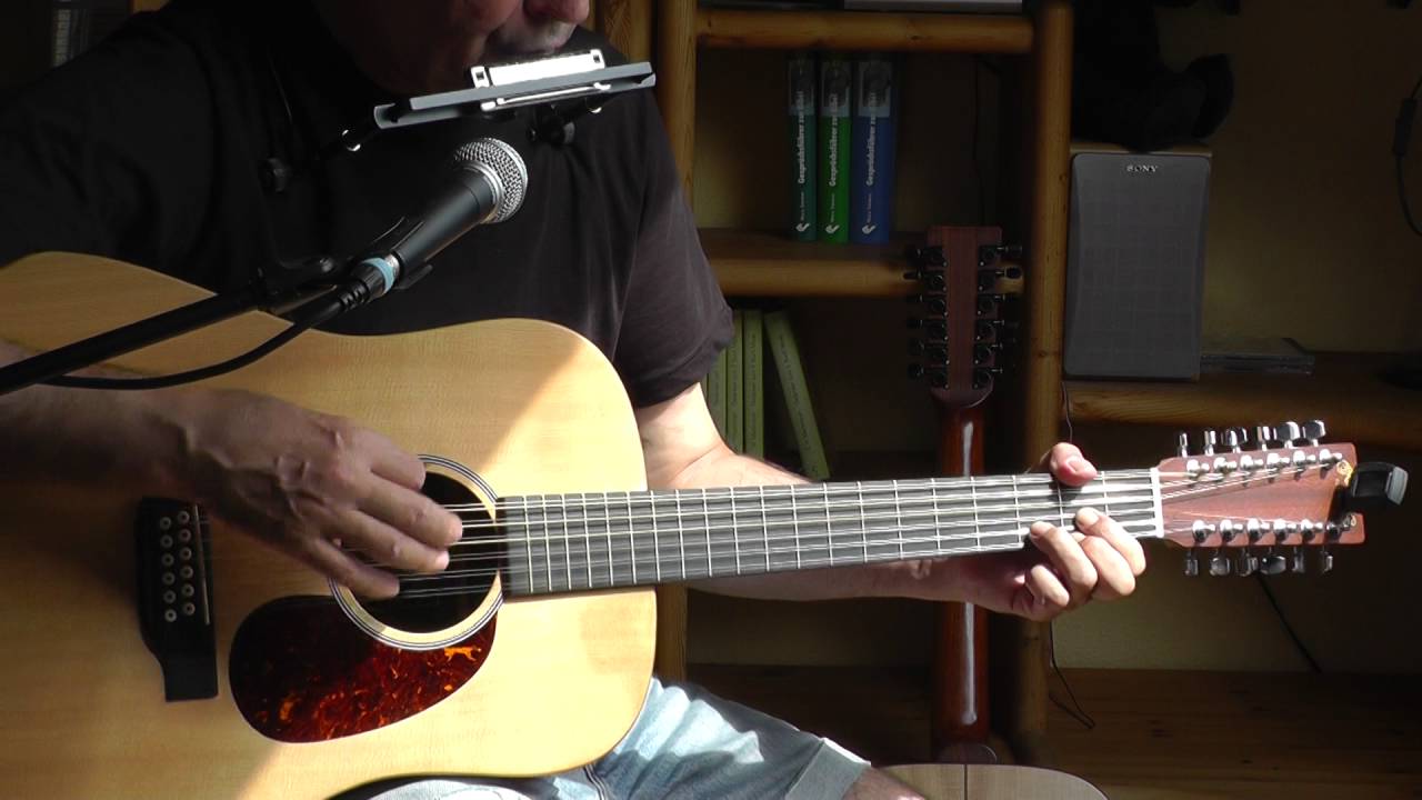 The Wizard Uriah Heep Acoustic Cover 12 String Guitar Harmonica Youtube