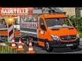 LS17 BAUSTELLE #1: Straße absperren und Baustelle vorbereiten! | Farming Simulator