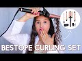 Amazon Bestope Curling Iron 3 Barrel and 4 in 1 Hair Crimper Set Unboxing & Review | Is it worth it?