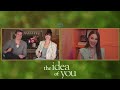 Theideaofyou interview with anne hathaway nick galitzine  catriona gray