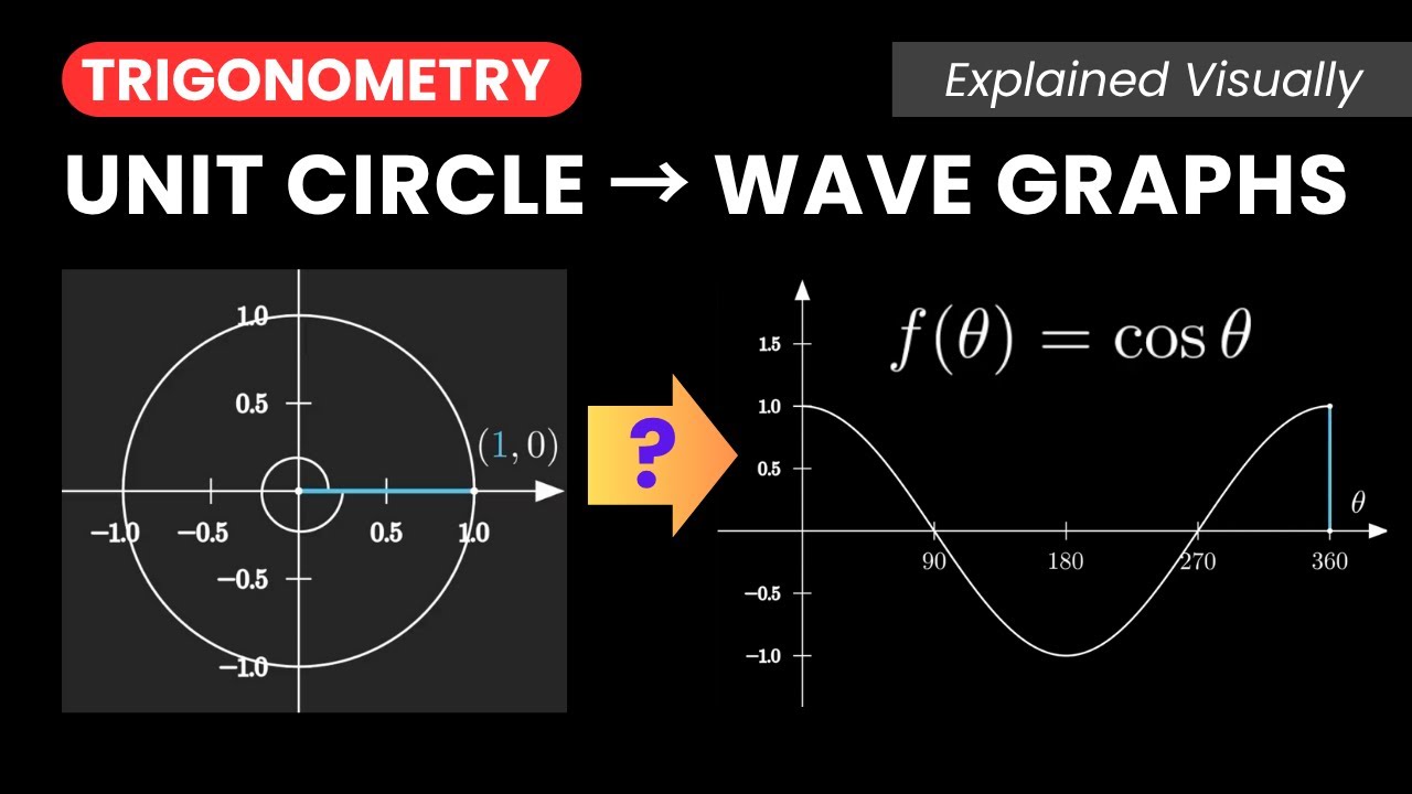 Visualize Sine and Cosine | From the Unit Circle to Wave Graphs