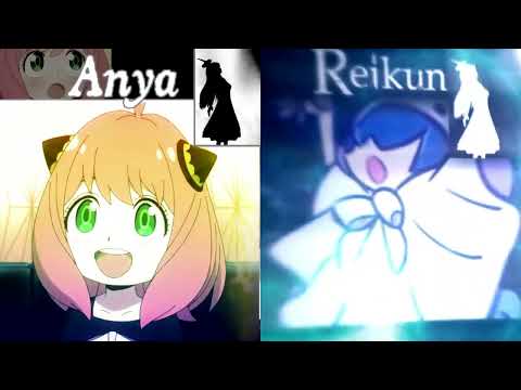 アーニャ VS ユウレイ 比較【ボイパ対決 Bad Apple!!】